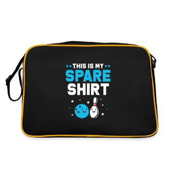 Bowling Bowler Bowling Skittles Bowling Ball - Retro Bag - black/gold - Back