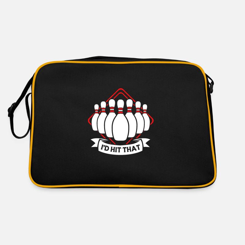 Bowling Bowler Bowling Skittles Bowling Ball Retro Bag