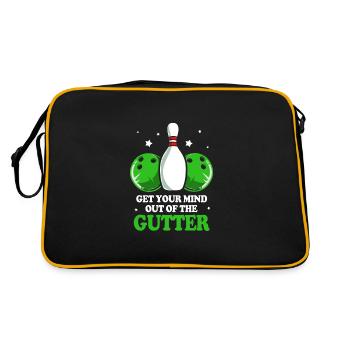Bowling - Retro Bag - black/gold - Back