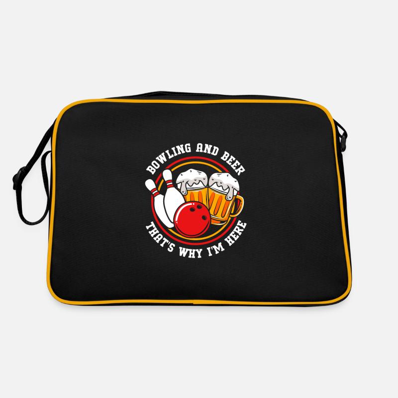 Bowling Bowler Bowling Skittles Bowling Ball Retro Bag