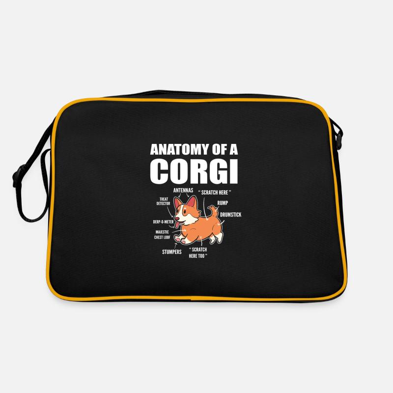 Corgi Anatomy Retro Bag
