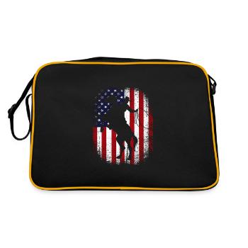 Rodéo - Sac Retro - noir/or - Dos