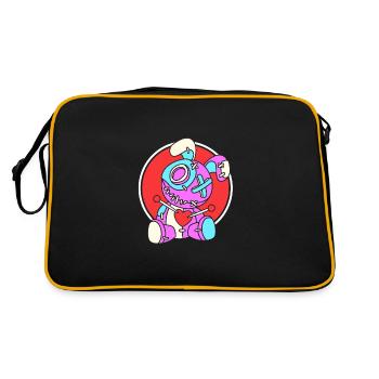 Voodoo - Retro Bag - black/gold - Back
