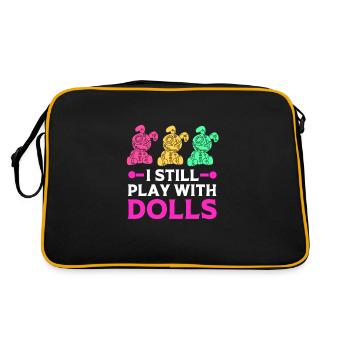 Voodoo - Retro Bag - black/gold - Back