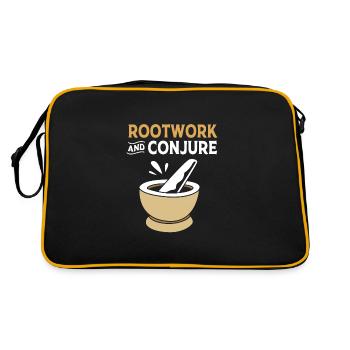 Voodoo - Retro Bag - black/gold - Back