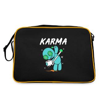 Voodoo Karma - Retro Bag - black/gold - Back