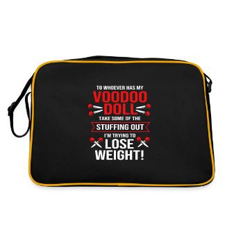 Voodoo - Retro Bag - black/gold - Back