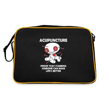 Voodoo - Retro Bag - black/gold - Back