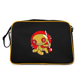 Voodoo Doll - Retro Bag - black/gold - Back