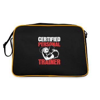 Fitness Fitness Trainer Gym - Retro Bag - black/gold - Back