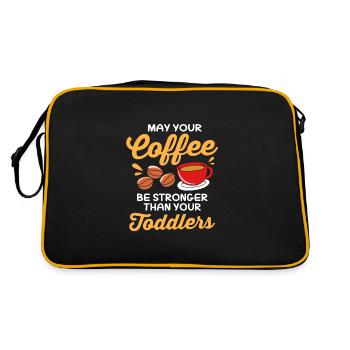 Kindergarten Education Educator Educator - Retro Bag - black/gold - Back