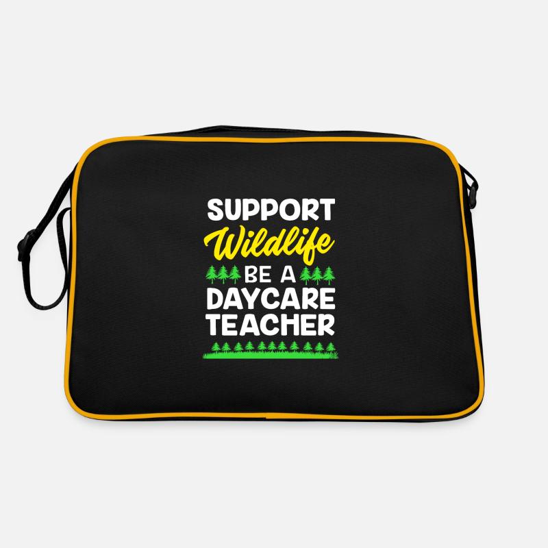 Daycare Center Education Educator Educator Retro Bag