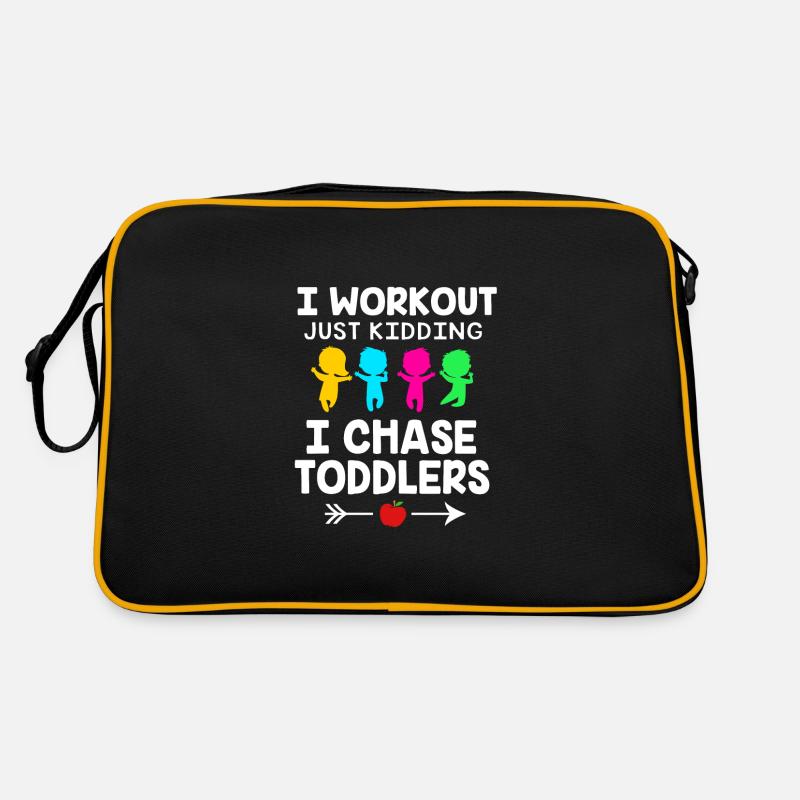 Daycare Center Education Educator Educator Retro Bag