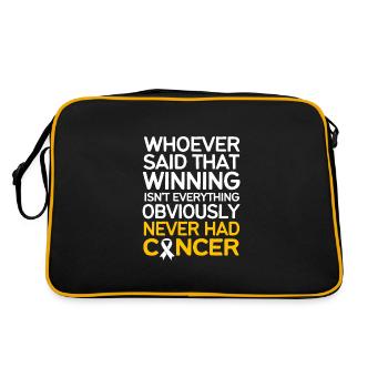 Cancer Child - Retro Bag - black/gold - Back