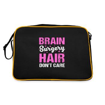 brain tumor tumor brain - Retro Bag - black/gold - Back