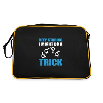 wheelchair - Retro Bag - black/gold - Back