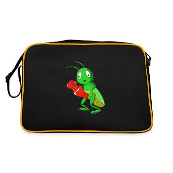 Sauterelle - Sac Retro - noir/or - Dos