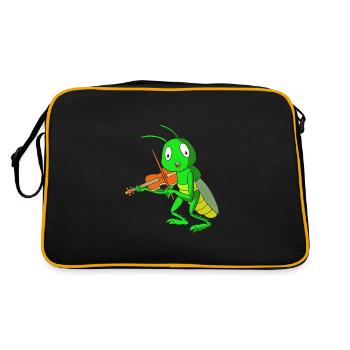 Sauterelle sauterelle - Sac Retro - noir/or - Dos