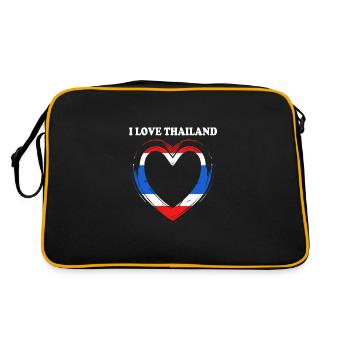 Thailand Thai Language - Retro Bag - black/gold - Back