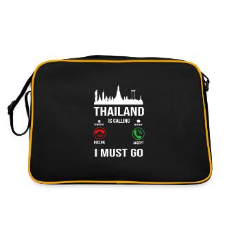 Thailand Thai Language - Retro Bag - black/gold - Back