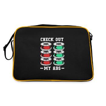 Impression 3D - Sac Retro - noir/or - Dos