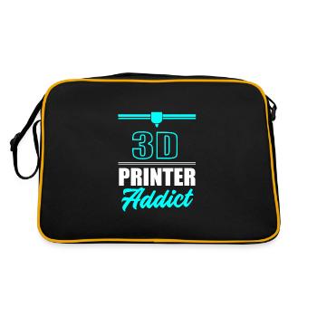Impression 3D Impression Prototype - Sac Retro - noir/or - Dos