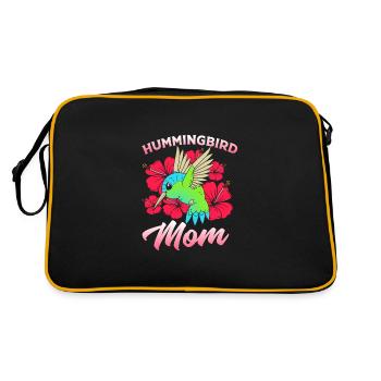 Hummingbird - Retro Bag - black/gold - Back