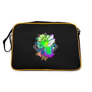 Hummingbird - Retro Bag - black/gold - Back