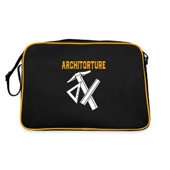architecture - Retro Bag - black/gold - Back