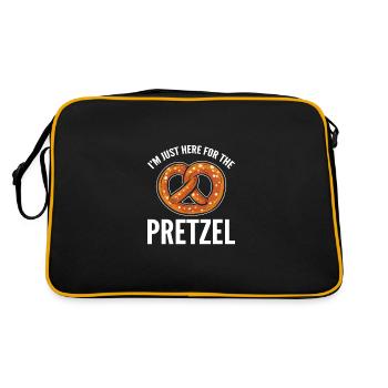 bretzel - Sac Retro - noir/or - Dos