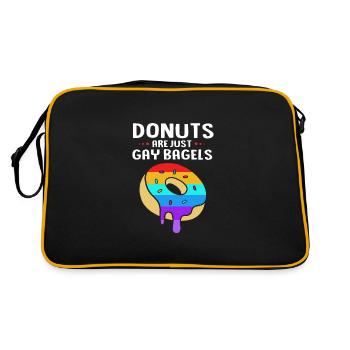 Bagel Bagels - Sac Retro - noir/or - Dos