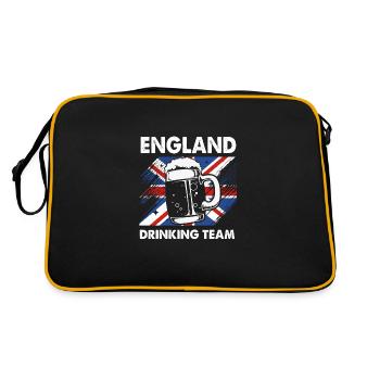 Angleterre Anglais - Sac Retro - noir/or - Dos