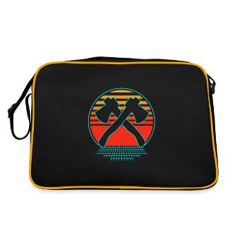 Lancer de hache - Sac Retro - noir/or - Dos