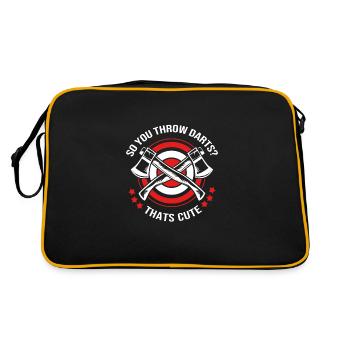 Lancer de hache - Sac Retro - noir/or - Dos