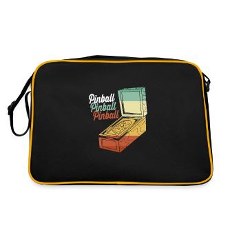 Flipper Boîte de flipper - Sac Retro - noir/or - Dos
