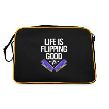 Flipper Pinball - Retro Bag - black/gold - Back