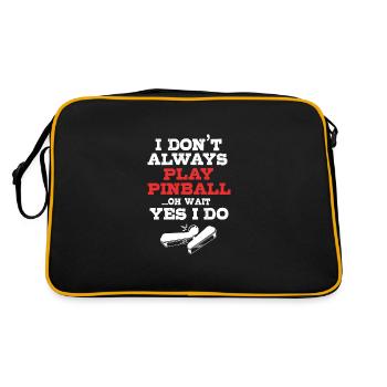 Flipper Pinball - Retro Bag - black/gold - Back