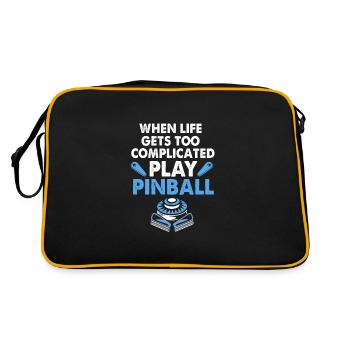 Flipper Pinball - Retro Bag - black/gold - Back
