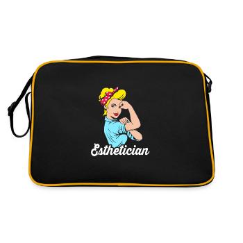 Esthéticien - Sac Retro - noir/or - Dos