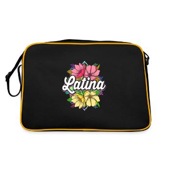 Latina Mom Latino - Retro Bag - black/gold - Back
