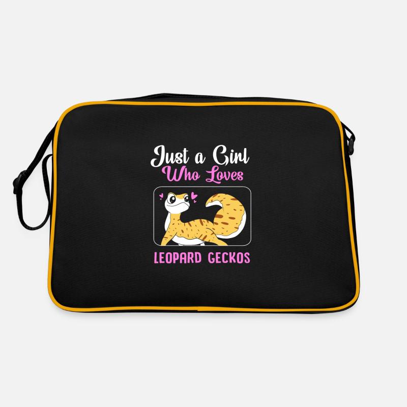 Leopard Gecko Retro Tasche
