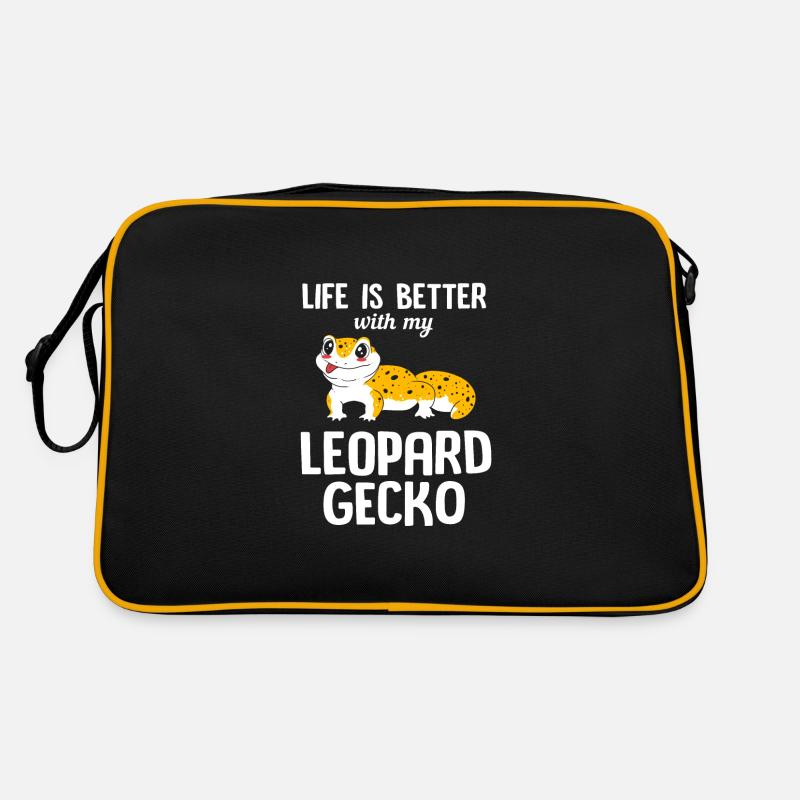 Leopard Gecko Retro Tasche