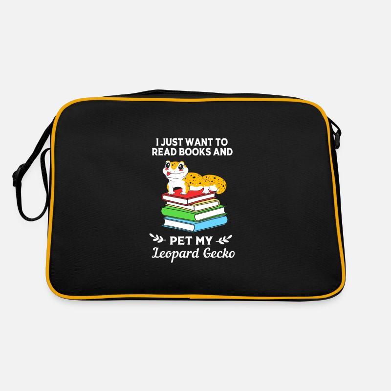 Leopard Gecko Retro Tasche