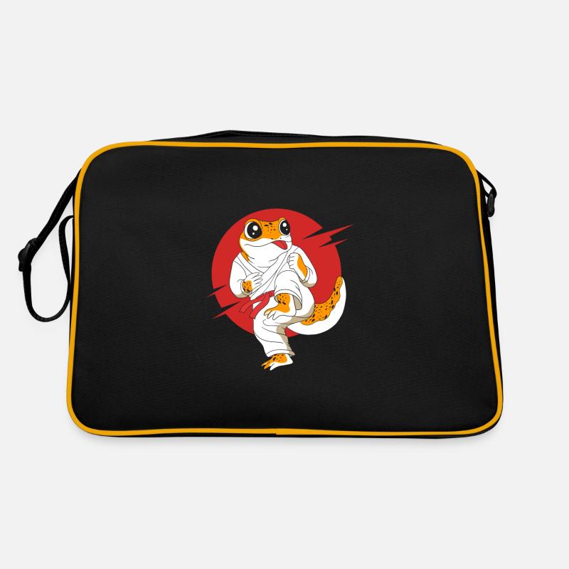 Leopard Gecko Retro Tasche