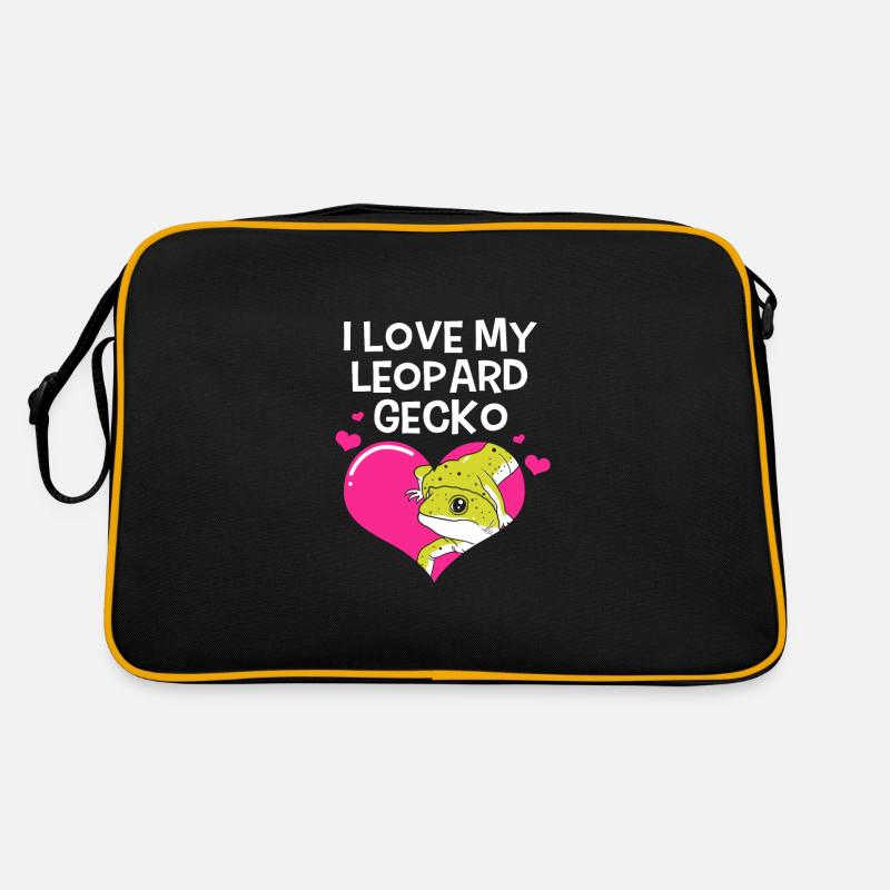 Leopard Gecko Retro Tasche