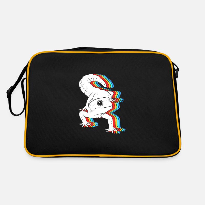 Leopard Gecko Retro Tasche