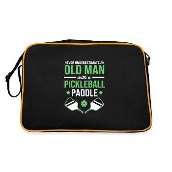 Pickleball - Sac Retro - noir/or - Dos