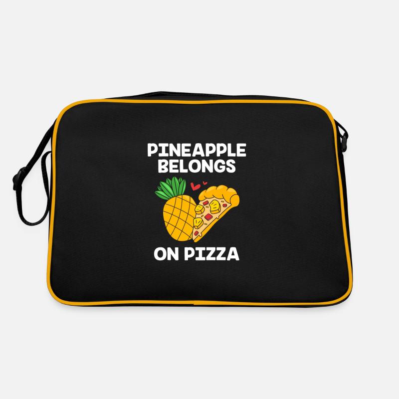 Pizza Hawaii Pizza Pineapple Retro Bag