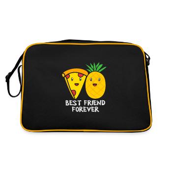 Pizza Hawaï - Sac Retro - noir/or - Dos