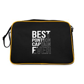 Bateau ponton Bateau Bateaux - Sac Retro - noir/or - Dos